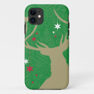 Capa Para iPhone Da Case-Mate Uma silhueta de um cervo com as estrelas que