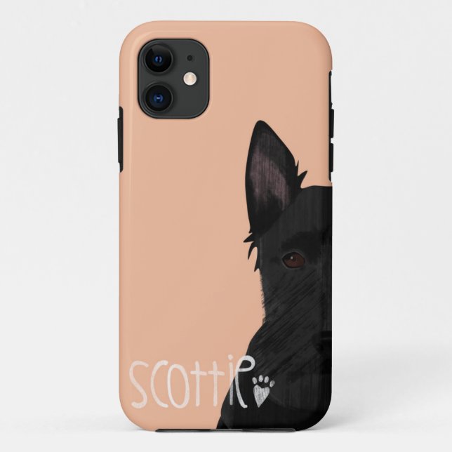 Capa Para iPhone Da Case-Mate Uma vida dos cães - Scottie (Verso)