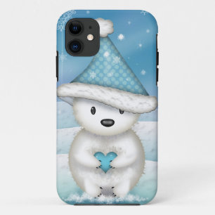 Capa Para iPhone Da Case-Mate Urso Polar Adorável com Coração