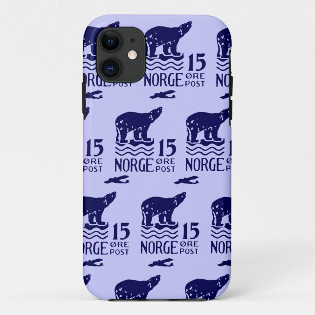 Capa Para iPhone Da Case-Mate Urso Polar Norueguês 1925 (Verso)