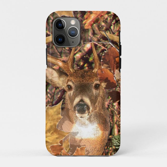 Capa Para iPhone Da Case-Mate Veado Branco da Camuflagem Buck (Verso)