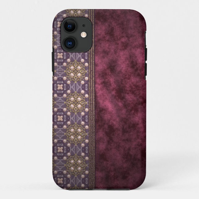 Capa Para iPhone Da Case-Mate Veludo vermelho com fita (Verso)