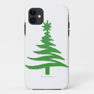 Capa Para iPhone Da Case-Mate Verde-Estêncil-Árvore Natal