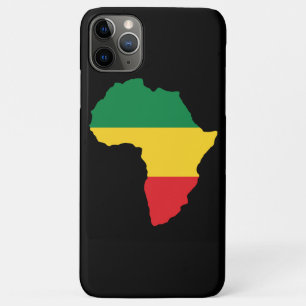 Capa Para iPhone Da Case-Mate Verde, ouro & bandeira vermelha de África