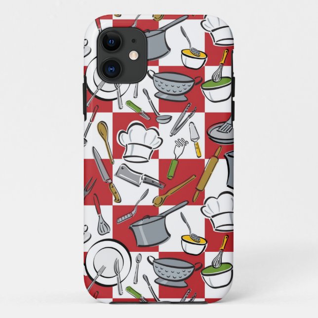 Capa Para iPhone Da Case-Mate Verificação das ferramentas da cozinha (Verso)