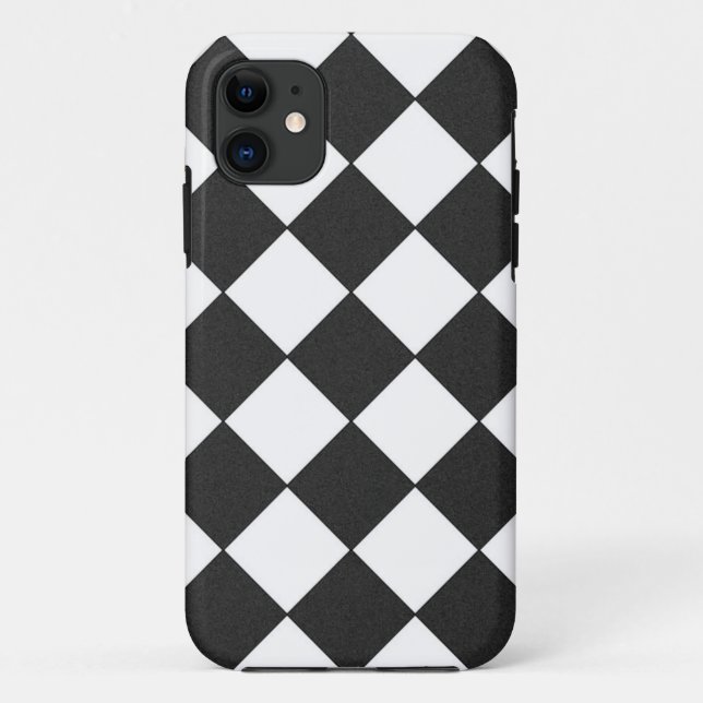 Capa Para iPhone Da Case-Mate Verificado em preto e branco (Verso)