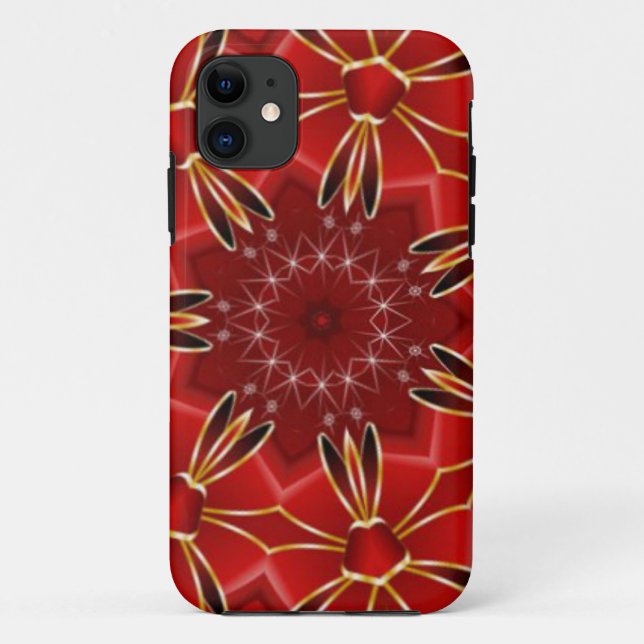 Capa Para iPhone Da Case-Mate Vermelho festivo (Verso)