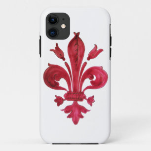 CAPA PARA iPhone DA Case-Mate VERMELHO FLEUR DE LISE