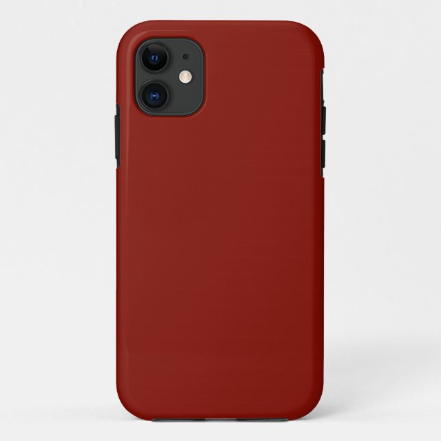 Capa Para iPhone Da Case-Mate Vermelho indiano sólido (Verso)