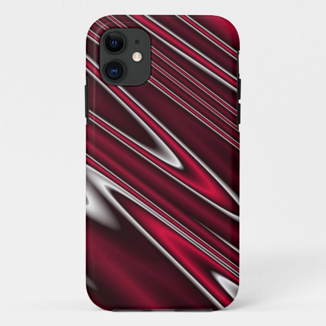 Capa Para iPhone Da Case-Mate Vermelho ondulado (Verso)