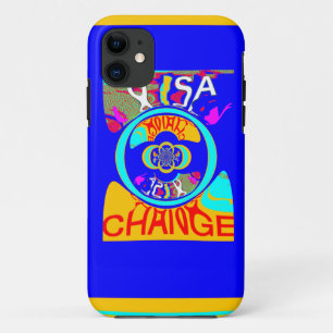 Capa Para iPhone Da Case-Mate Vibrant USA Change: Uma declaração em negrito