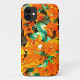 Capa Para iPhone Da Case-Mate Vibrantes Flores de Bougainvillea Laranja