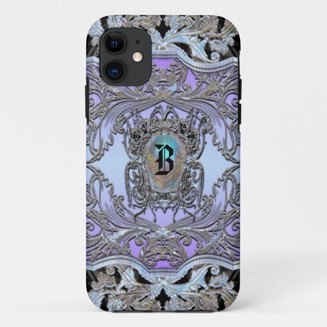 Capa Para iPhone Da Case-Mate Victorian do chique do monte de Wayde (Verso)