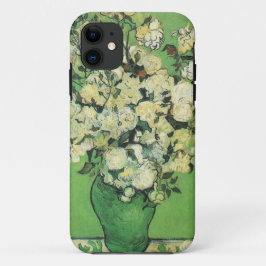 Capa Para iPhone Da Case-Mate Vida morta - Rosas Rosa num Vaso Vincent e Gogh,