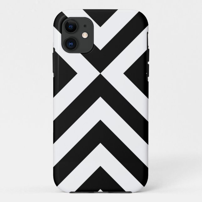 Capa Para iPhone Da Case-Mate Vigas preto e branco (Verso)