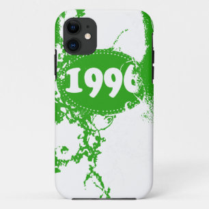 Capa Para iPhone Da Case-Mate Vintage 1996 Aniversário e Desde (Verde, Branco)