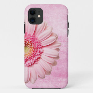 Capa Para iPhone Da Case-Mate Vintage cor-de-rosa bonito da margarida do Gerbera