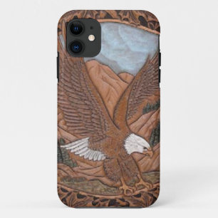 Capa Para iPhone Da Case-Mate Vintage de couro utilizado ferramentas Eagle do