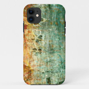 Capa Para iPhone Da Case-Mate Vintage Retro Flower Wood Abstrato Art