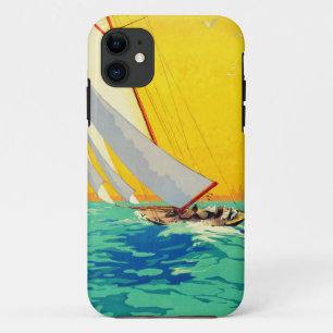 Capa Para iPhone Da Case-Mate Vintage Sail Boats Viagem francês