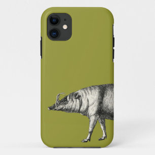 Capa Para iPhone Da Case-Mate Vintage selvagem de Warthog do porco do varrão do