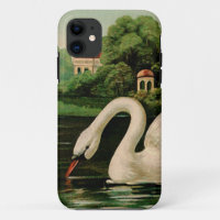 Vintage Swan no lago