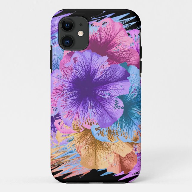 Capa Para iPhone Da Case-Mate Violetas idas selvagens (Verso)