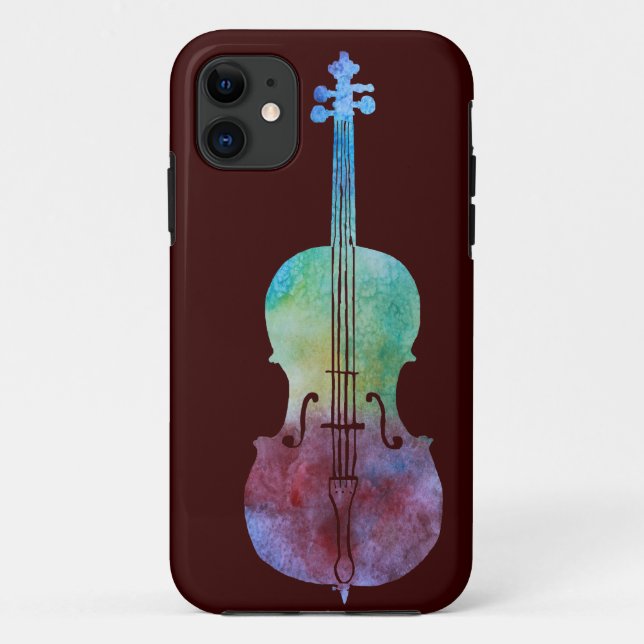 Capa Para iPhone Da Case-Mate Violoncelo de Colorwashed (Verso)