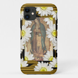 Capa Para iPhone Da Case-Mate Virgen de Guadalupe (com margaridas)