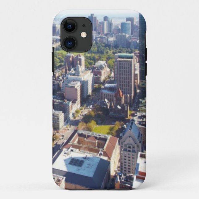 Capa Para iPhone Da Case-Mate Vista aérea de Boston (Verso)