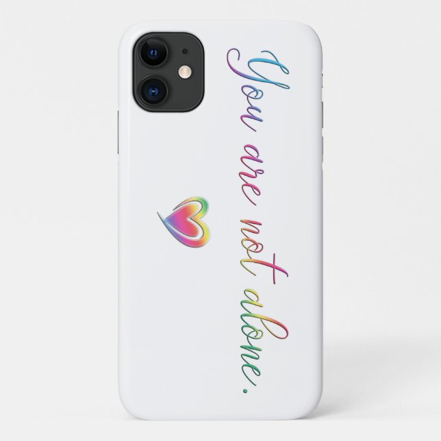 Capa Para iPhone Da Case-Mate Você Não Está Sozinha (Verso)