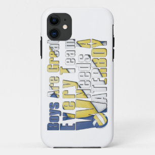 Capa Para iPhone Da Case-Mate Voleibol de Waterboy em azul e amarelo