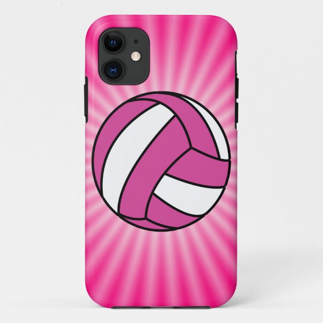 Capa Para iPhone Da Case-Mate Voleibol Rosa (Verso)