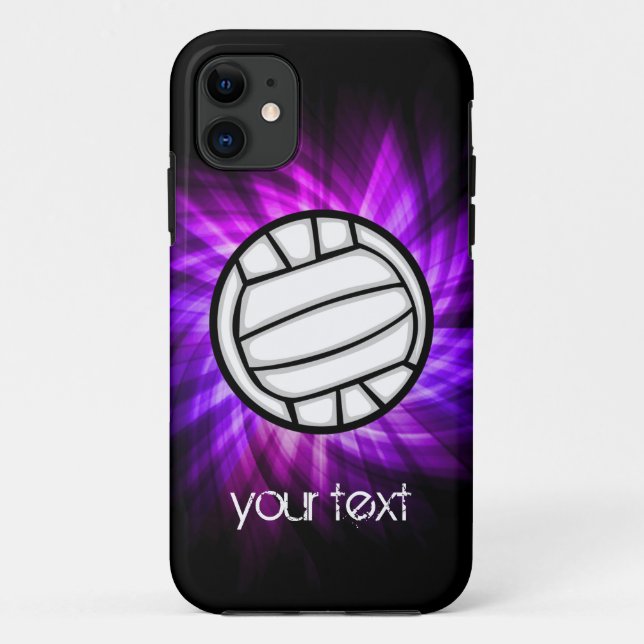 Capa Para iPhone Da Case-Mate Voleibol Roxo (Verso)