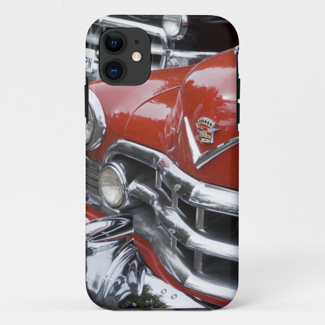 Capa Para iPhone Da Case-Mate WA, Seattle, automóvel americano clássico. (Verso)