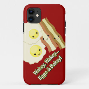 Capa Para iPhone Da Case-Mate wakey wakey ovos e bakey kawaii bacon ovos