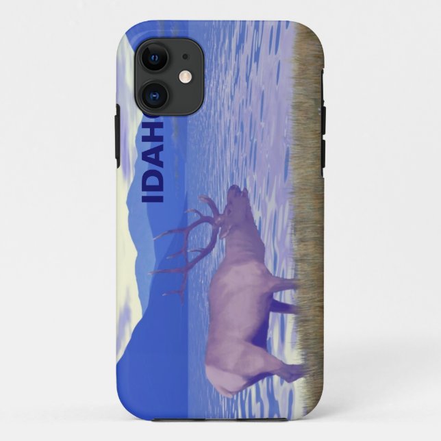 Capa Para iPhone Da Case-Mate Wapiti (Elk) Pelo Lago (Verso)