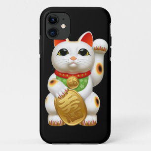 Capa Para iPhone Da Case-Mate welc japonês da talismã do encanto do gato
