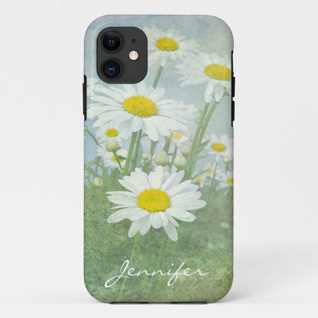 Capa Para iPhone Da Case-Mate White Daisies (Verso)