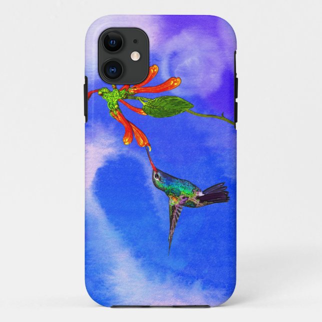 Capa Para iPhone Da Case-Mate Wild Hummingbird Bird's Art Series (Verso)