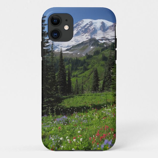 Capa Para iPhone Da Case-Mate Wildflowers no Monte Rainier (Verso)