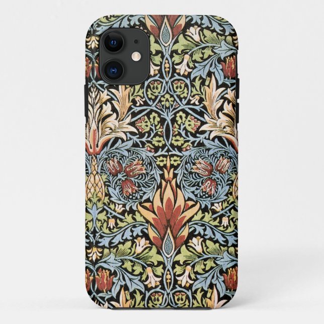 Capa Para iPhone Da Case-Mate William Morris - Design de Snakeshead (Verso)