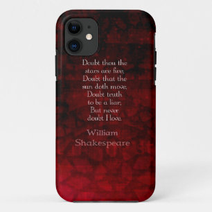 Capa Para iPhone Da Case-Mate William Shakespeare Famoso Citação de Amor