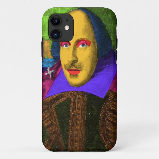 Capa Para iPhone Da Case-Mate William Shakespeare Pop Art (Verso)