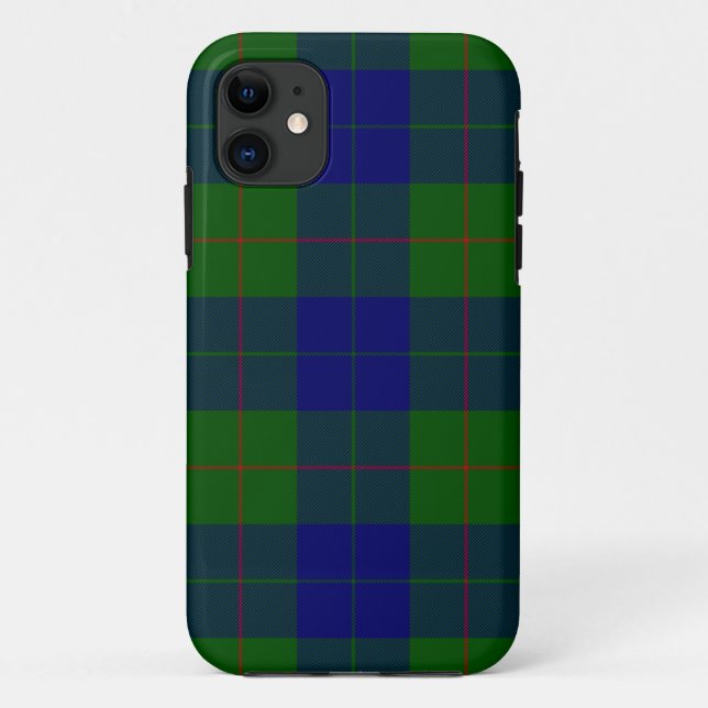 Capa Para iPhone Da Case-Mate Xadrez azul-tartã-barclay (Verso)