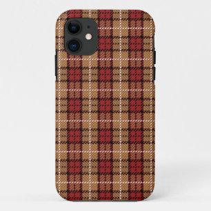 Capa Para iPhone Da Case-Mate Xadrez do pixel no vermelho e no ouro
