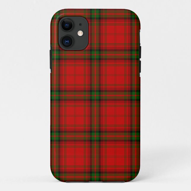 Capa Para iPhone Da Case-Mate Xadrez verde-tartan MacDougall (Verso)