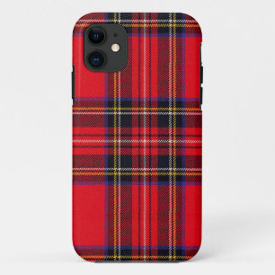 Capa Para iPhone Da Case-Mate Xadrez vermelha de Stewart tartan