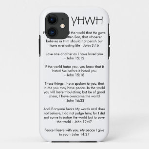 Capa Para iPhone Da Case-Mate YHWH - 16:33 de John do 15:18 de John do 15:12 de