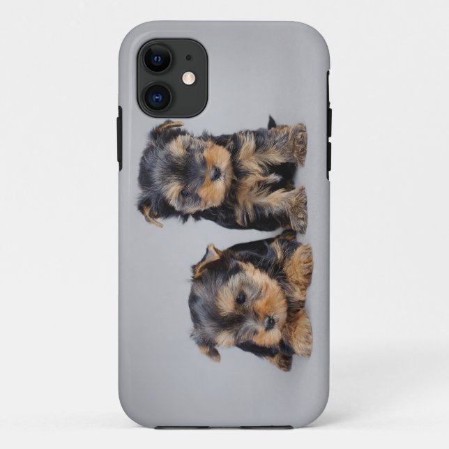 Capa Para iPhone Da Case-Mate Yorkies (Verso)